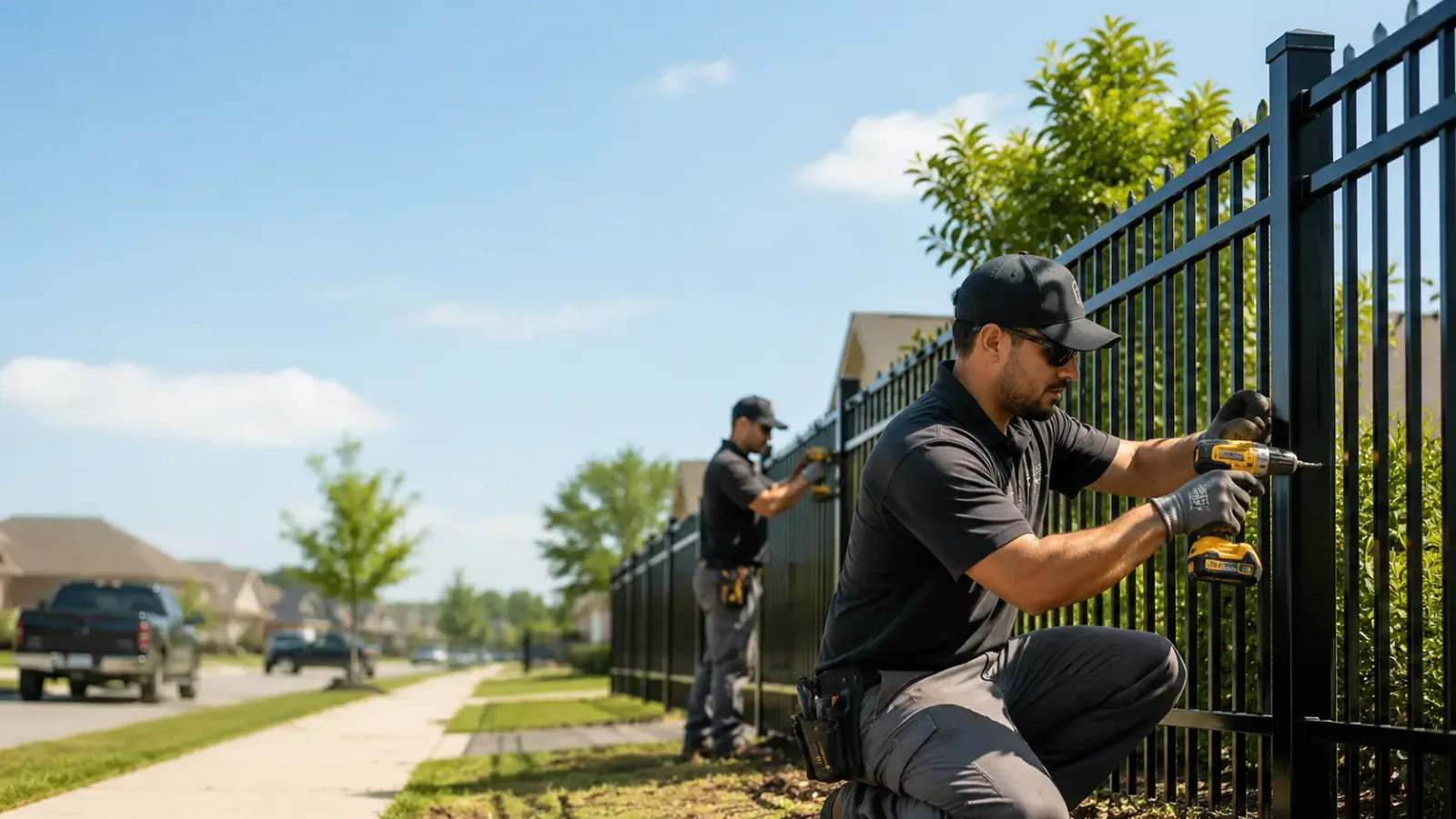 Metal Fence Installation in Fulshear, TX